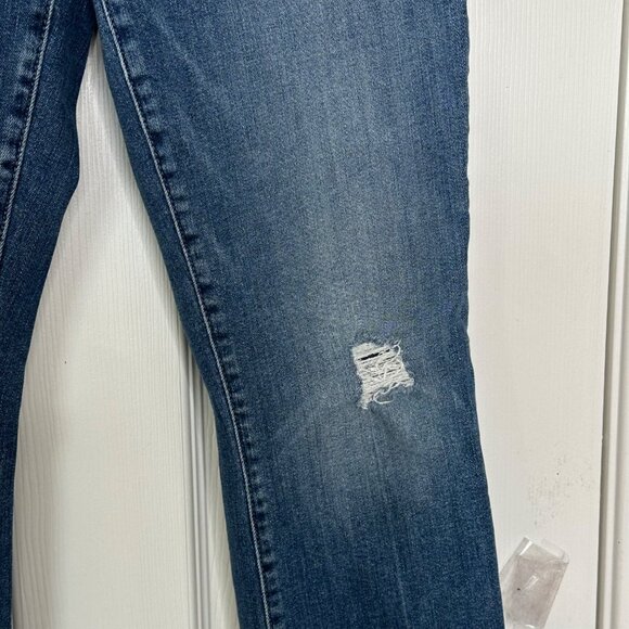 Mother Jeans The Insider Crop Step Chew Women's Size 28 Medium Wash Distressed - Picture 5 of 13